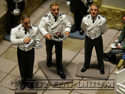 "RETIRED" King & Country 1:30 "Berghof Collection" Deluxe Berghof Waiter Set (3 Figure Set)