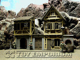 "BRAND NEW" Custom Built & Painted 1:35 Deluxe Old German City Diorama 2 Building Set