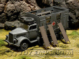 "BRAND NEW" Custom Built - Hand Painted & Weathered 1:35 WWII Deluxe German "Sd.Kfz.3 Maultier Ambulance - Normandy"