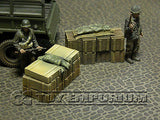 "RETIRED & BRAND NEW" Build-a-Rama 1:32 WWII Deluxe Supply Stowage Set #4  (2 Piece Set)