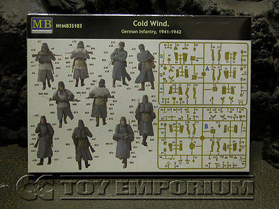 "BRAND NEW" Master Box Models 1:35 Scale Deluxe WWII "German - Cold Wind" Model Kit