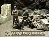"BRAND NEW" Custom Built - Hand Painted & Weathered 1:35 WWII German Infantry "Barbarossa 1941" Soldier Set (4 Figure Set)