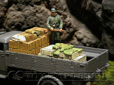 "RETIRED & BRAND NEW" Build-a-Rama 1:32 WWII Deluxe Supply Stowage Set #1 (2 Piece Set)