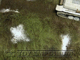 "BRAND NEW" Build-a-Rama 1:32 WWII Deluxe "Winter" Light Snow/High Grass & Dirt Road Mat  (24"x12")