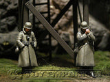 "BRAND NEW" Custom Built & Hand Painted 1:35 WWII Deluxe German Infantry "Watch Tower" Soldier Set (4 Figure Set)