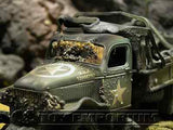 "VERY RARE"  Forces Of Valor 1:32 Scale Custom "Battle Damaged" WWII US 2.5 Ton Cargo Truck