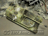 "VERY RARE"  Forces Of Valor 1:32 Scale Custom "Battle Damaged" WWII German Elefant Tank