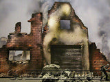 "BRAND NEW"  Build-a-Rama 1:32 Deluxe WWII Color "Fallen City" Museum Back Drop