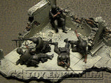"BRAND NEW" Custom Built - Hand Painted & Weathered 1:35 WWII Deluxe German Infantry "Eastern Front" Soldier Set (5 Figure Set)