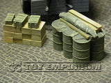 "RETIRED & BRAND NEW" Build-a-Rama 1:32 WWII Deluxe Supply Stowage Set #3  (2 Piece Set)