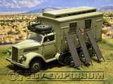 "BRAND NEW" Custom Built - Hand painted & Weathered 1:35 WWII Deluxe German DAK "Sd.Kfz.3 Maultier Ambulance -  Afrika"