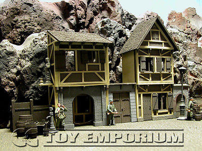 "BRAND NEW" Custom Built & Painted 1:35 Deluxe Old German City Diorama 2 Building Set