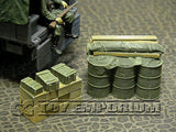 "RETIRED & BRAND NEW" Build-a-Rama 1:32 WWII Deluxe Supply Stowage Set #3  (2 Piece Set)