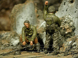 "BRAND NEW" Custom Built & Hand Painted 1:35 WWII US "Things To Do" Soldier Set (2 Figure Set)