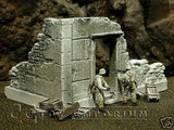 "RETIRED & BRAND NEW" Build-a-Rama 1:32 Hand Painted WWII "Winter"  Government Ruin