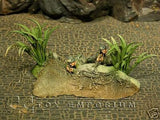 "RETIRED & BRAND NEW" Build-a-Rama 1:32 Resin Hand Painted Jungle Terrain Set