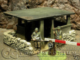 "RETIRED & BRAND NEW" Build-a-Rama 1:32 Hand Painted WWII Guard Station Ruin