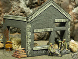 "RETIRED" Pro Built - Hand Painted & Weathered 1:35 WWII Custom German Workshop Ruin