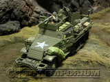 "RETIRED" Forces Of Valor  -  US  M3A1 Half Track  Normandy, 1944