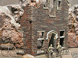 "RETIRED" Verlinden Pro Built - Hand Painted & Weathered 1:35 WWII Custom 2 Story House Ruin