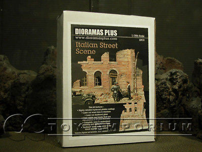 "BRAND NEW" Dioramas Plus 1:35 Deluxe Italian Street Scene Ruin Kit