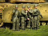 "BRAND NEW" Custom Built & Hand Painted 1:35 WWII German 3rd Fallschirmjager Soldier Set (4 Figure Set)