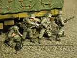 "BRAND NEW" Custom Built & Hand Painted 1:35 WWII German Wiking Division Soldier Set (4 Figure Set)