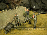 "BRAND NEW" Custom Built & Hand Painted 1:35 WWII German Soldiers At Work Set (5 Figure Set)