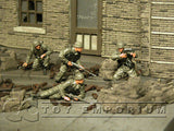 "BRAND NEW" Custom Built & Hand Painted 1:35 WWII German "Monte Cassino" Fallschirmjager Soldier Set (4 Figure Set)