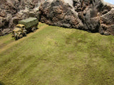 "RETIRED" Build-a-Rama 1:32 Hand Painted Deluxe Table Top Grass Mat With Straight Dirt Road