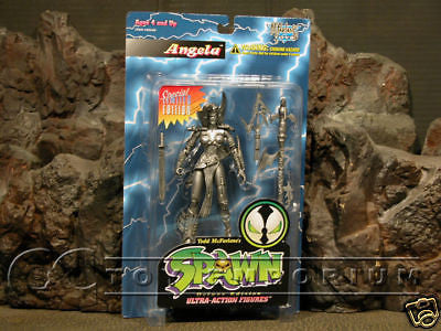 VERY RARE Mcfarlane Angela Silver Variant Figure  MIB