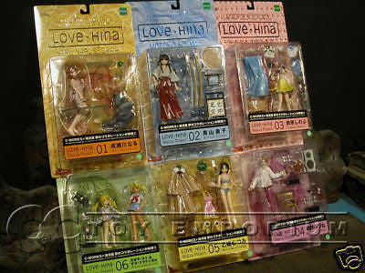 VERY RARE & LONG SOLD OUT!   Love Hina "Skyluv Project #5" SIX Figure Set MINT!!