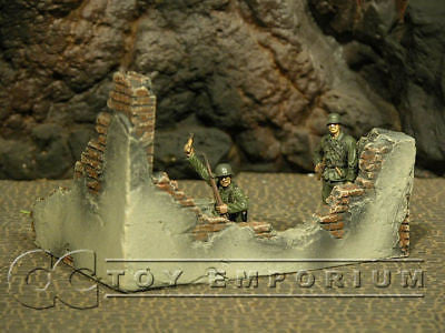 "RETIRED & BRAND NEW" Build-a-Rama 1:32 Hand Painted WWII Destroyed Wall Section