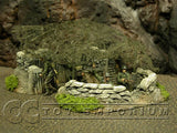 "RETIRED & BRAND NEW" Build-a-Rama 1:32 Hand Painted WWII Netted Command Post Set (7 Piece Set)