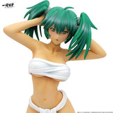 "VERY RARE" Ikki Tousen 1/8  "Sexy Ryofu Housen - White Bath Towel CASTOFF" MINT