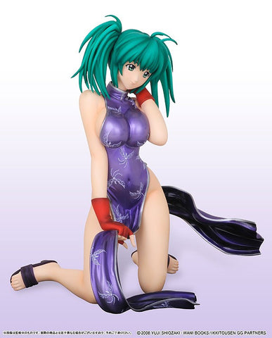 "VERY RARE" Ikki Tousen 1/7 "Sexy Ryofu Housen - Purple China Dress Version" MINT