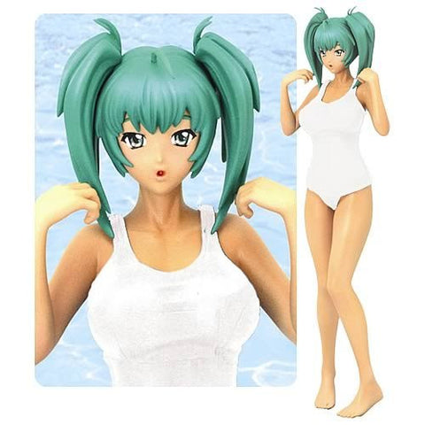 "VERY RARE" Ikki Tousen 1/8 "Sexy Ryofu Housen - White Swim Suit CASTOFF" MINT