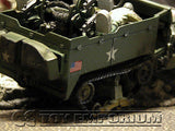 VERY RARE!  Forces Of Valor Custom "Battled Damaged" WWII US M16 "MG" Half Track