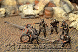 "BRAND NEW" Custom Built - Hand Painted & Weathered 1:35 WWII German Pak 97/38 w/Heer Gun Crew (5 Figure Set)
