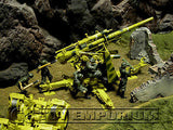 "RETIRED"  Forces Of Valor  WWII  German  88  Flak  Gun w/Crew  Eastern Front