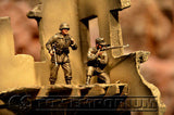 "BRAND NEW" Custom Built - Hand Painted & Weathered 1:35 WWII German Sniper Team Soldier Set (2 Figure Set)