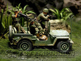 "BRAND NEW" Custom Built - Hand Painted & Weathered 1:35 Master Box Deluxe Vietnam US Soldier Set (3 Figure Set)