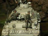 "BRAND NEW" Custom Built - Hand Pianted & Weathered 1:35 WWII German LAH-Panzer Crew Set (5 Figure Set)