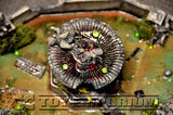 "BRAND NEW" Pro Built 1:32 Deluxe LIGHTED Battle Damaged Fountain!