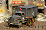 "RETIRED" Forces Of Valor 1:32 Scale WWII German 4x4 Ambulance