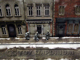 "BRAND NEW"  Build-a-Rama Deluxe WWII "Photo Real" Winter Color Facade #2 w/Sidewalk