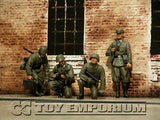"BRAND NEW" Custom Built - Hand Painted & Weathered 1:35 WWII German "LAH Division" Soldier Set (4 Figure Set)