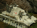 "BRAND NEW" Custom Built - Hand Pianted & Weathered 1:35 WWII German LAH-Panzer Crew Set (5 Figure Set)