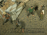 "BRAND NEW" Custom Built - Hand Painted & Weathered 1:35 Iraq Insurgents Getting Info. Set (4 Figure Set)