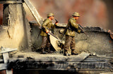 "BRAND NEW" Custom Built - Hand Painted & Weathered 1:35 WWII German Sniper Team Soldier Set (2 Figure Set)